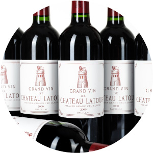 bottles of Chateau Latour